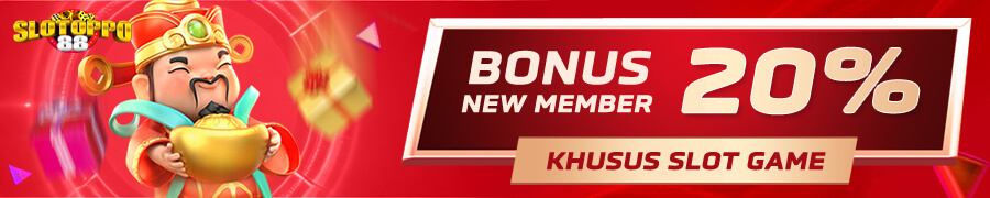 Slotoppo88 Bonus New Member 20%